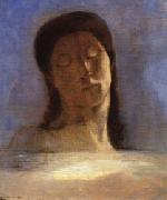 Odilon Redon With Closed Eyes Spain oil painting artist